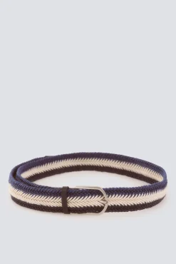 Ceinture tressée à chevrons