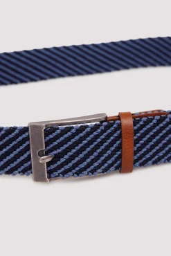 Ceinture tress&eacute;e bicolore