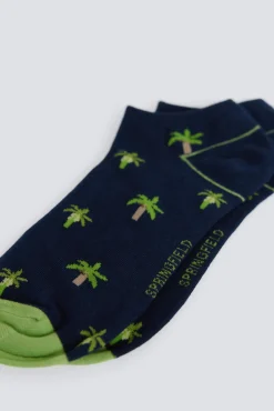 Chaussette cheville palmier
