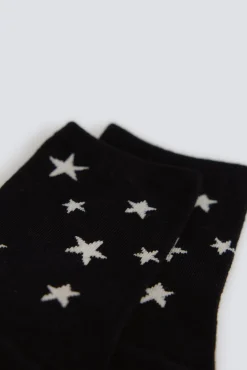 Chaussette longue &agrave; &eacute;toiles