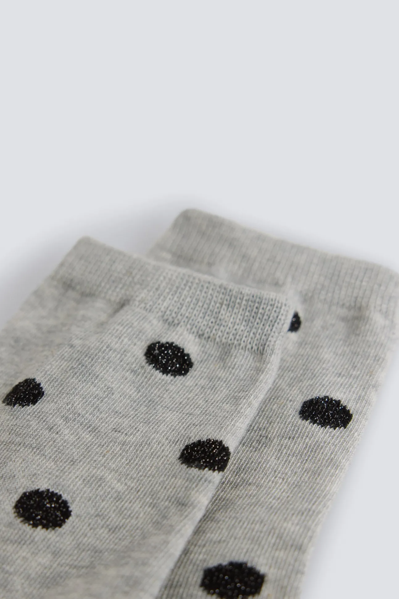 Chaussette longue à pois