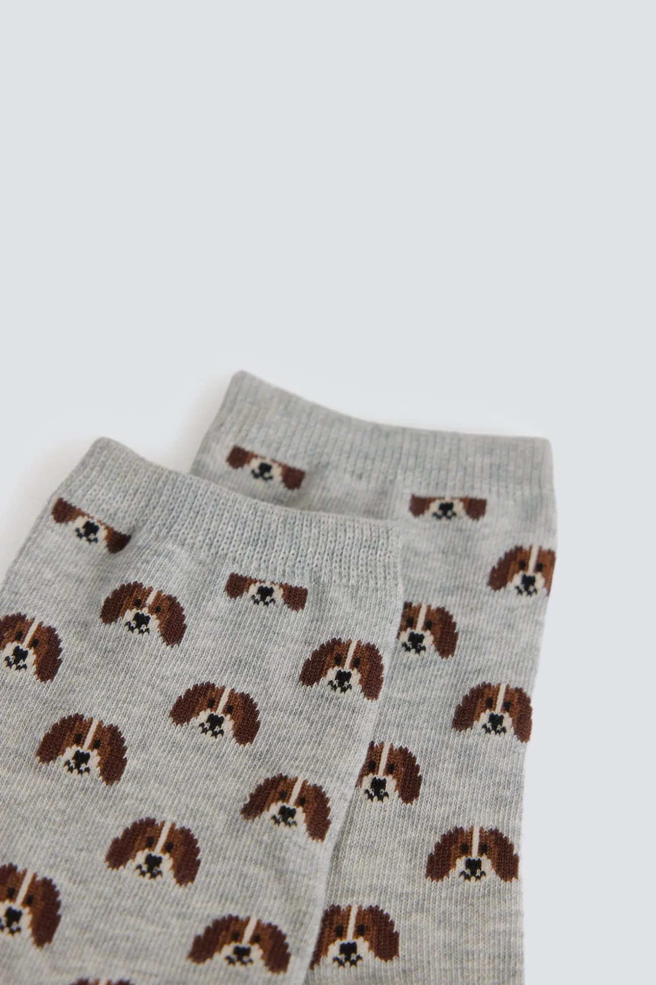 Chaussette longue à motifs chiens