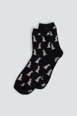 Chaussette longue à lapins