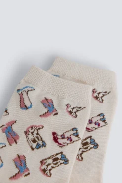 Chaussette longue bottes cowboy