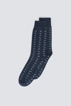 Chaussette longue micro broderies