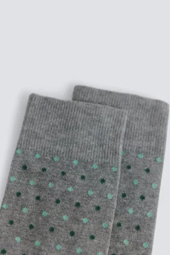 Chaussette longue micro-brod&eacute;e