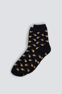 Chaussettes longues citrons