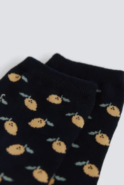 Chaussettes longues citrons