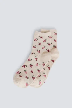 Chaussettes longues raisin