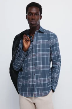 chemise &agrave; carreaux