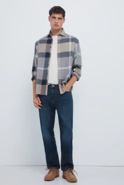 chemise &agrave; carreaux