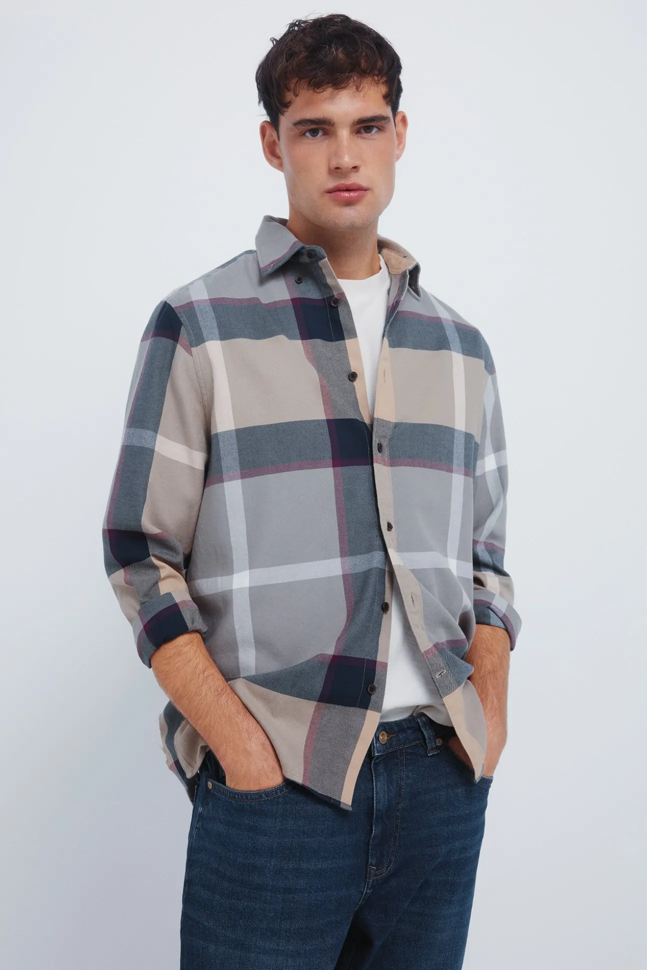 chemise à carreaux