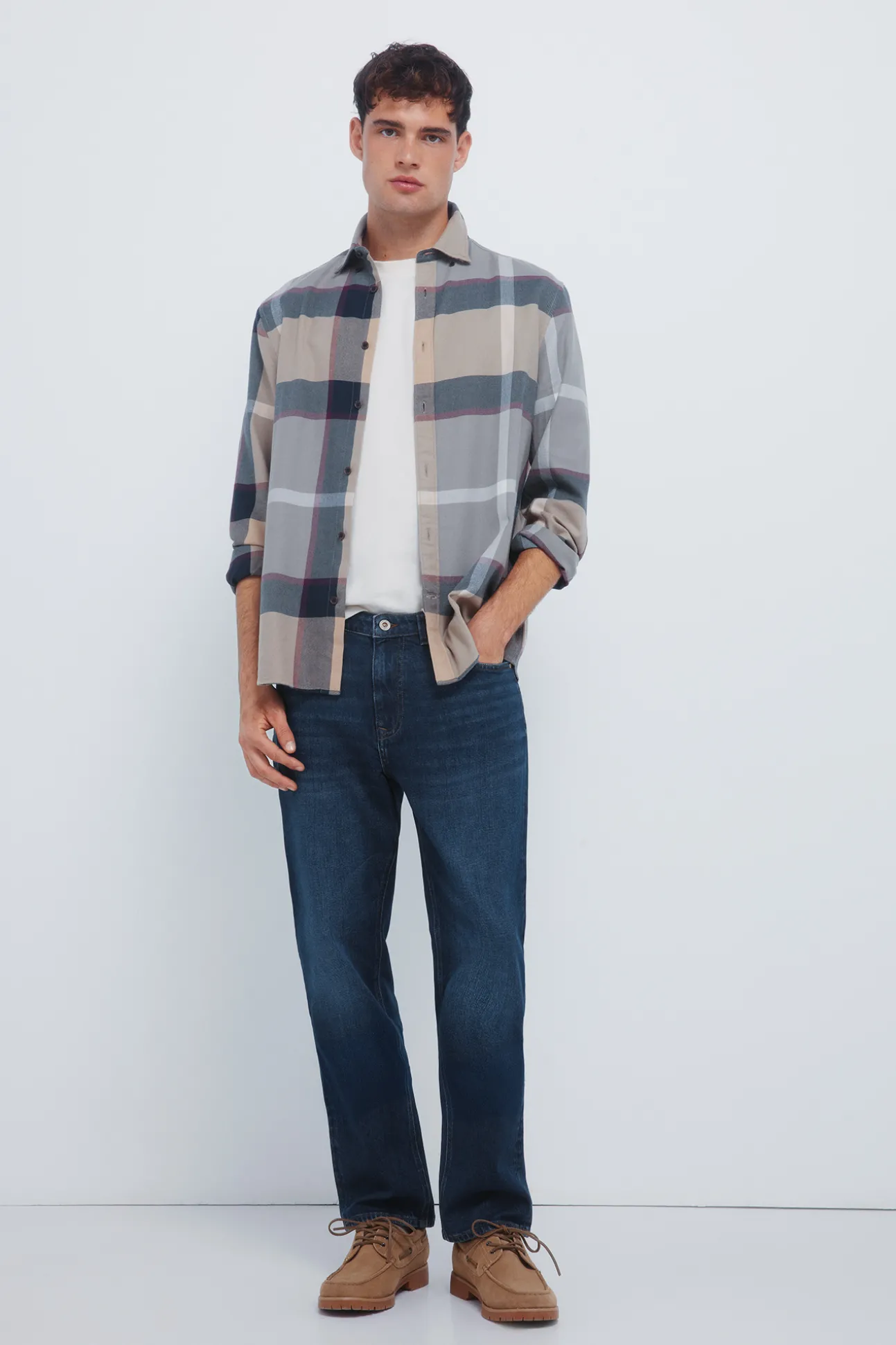 chemise à carreaux