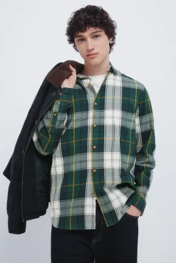 Chemise &agrave; carreaux tartan