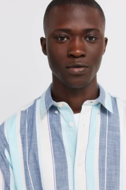 Chemise &agrave; rayures en coton