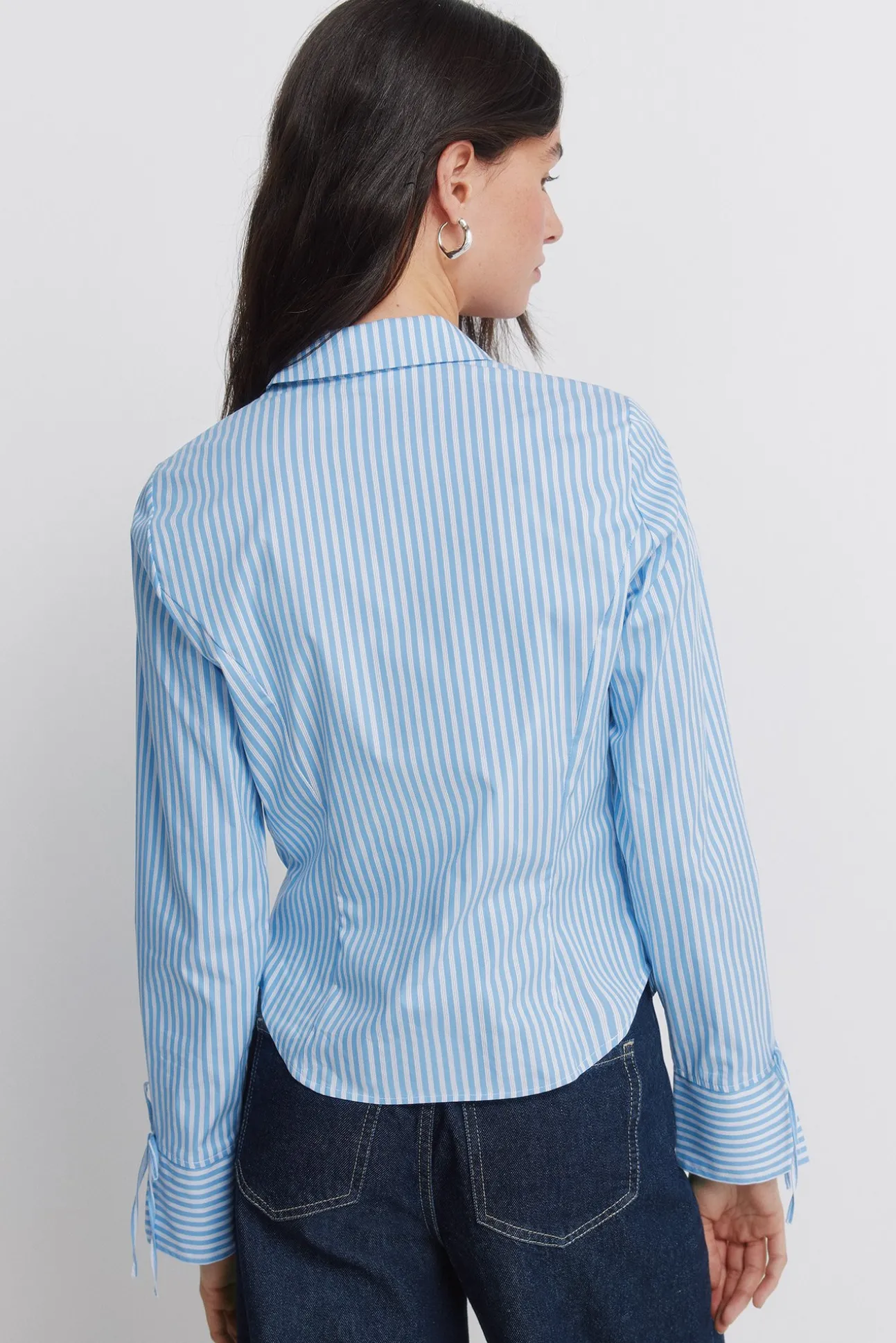 Chemise en coton cintrée