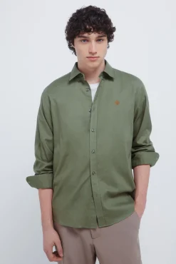 Chemise en flanelle &agrave; coudi&egrave;res
