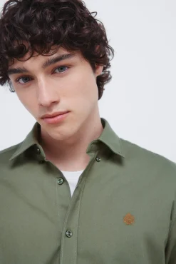 Chemise en flanelle &agrave; coudi&egrave;res