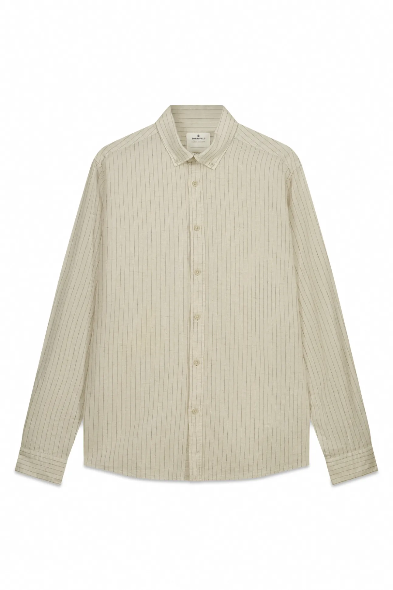Chemise en lin à rayures