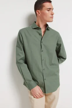 Chemise habill&eacute;e en lin