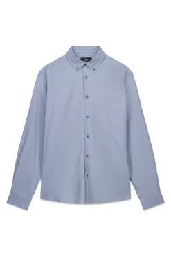 Chemise habill&eacute;e structur&eacute;e bicolore