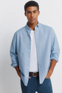 Chemise infroissable en oxford