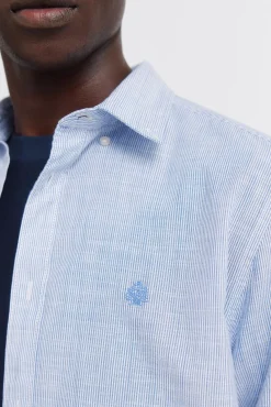 Chemise l&eacute;g&egrave;re micro-rayures