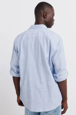 Chemise l&eacute;g&egrave;re micro-rayures