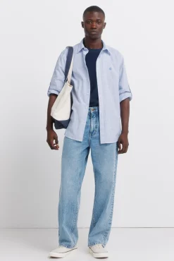 Chemise l&eacute;g&egrave;re micro-rayures