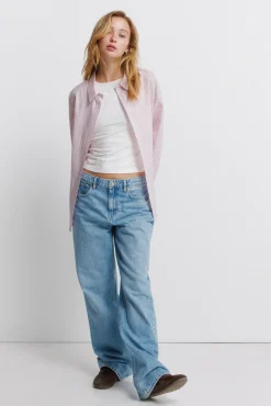 Chemise oversize à rayures