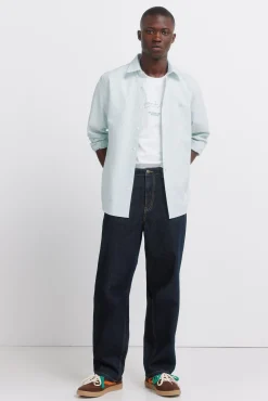 Chemise oxford &agrave; rayures infroissable