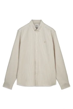 Chemise oxford &agrave; rayures infroissable