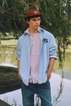 Chemise Oxford brod&eacute;e