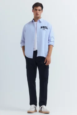 Chemise Oxford brod&eacute;e