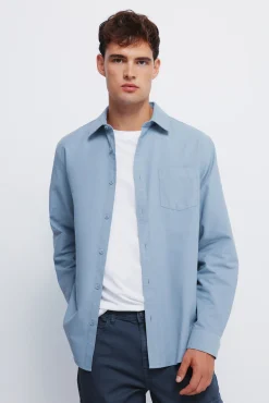 Chemise Oxford color&eacute;e