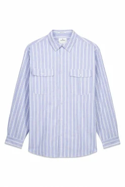 Chemise Oxford rayures avec poches