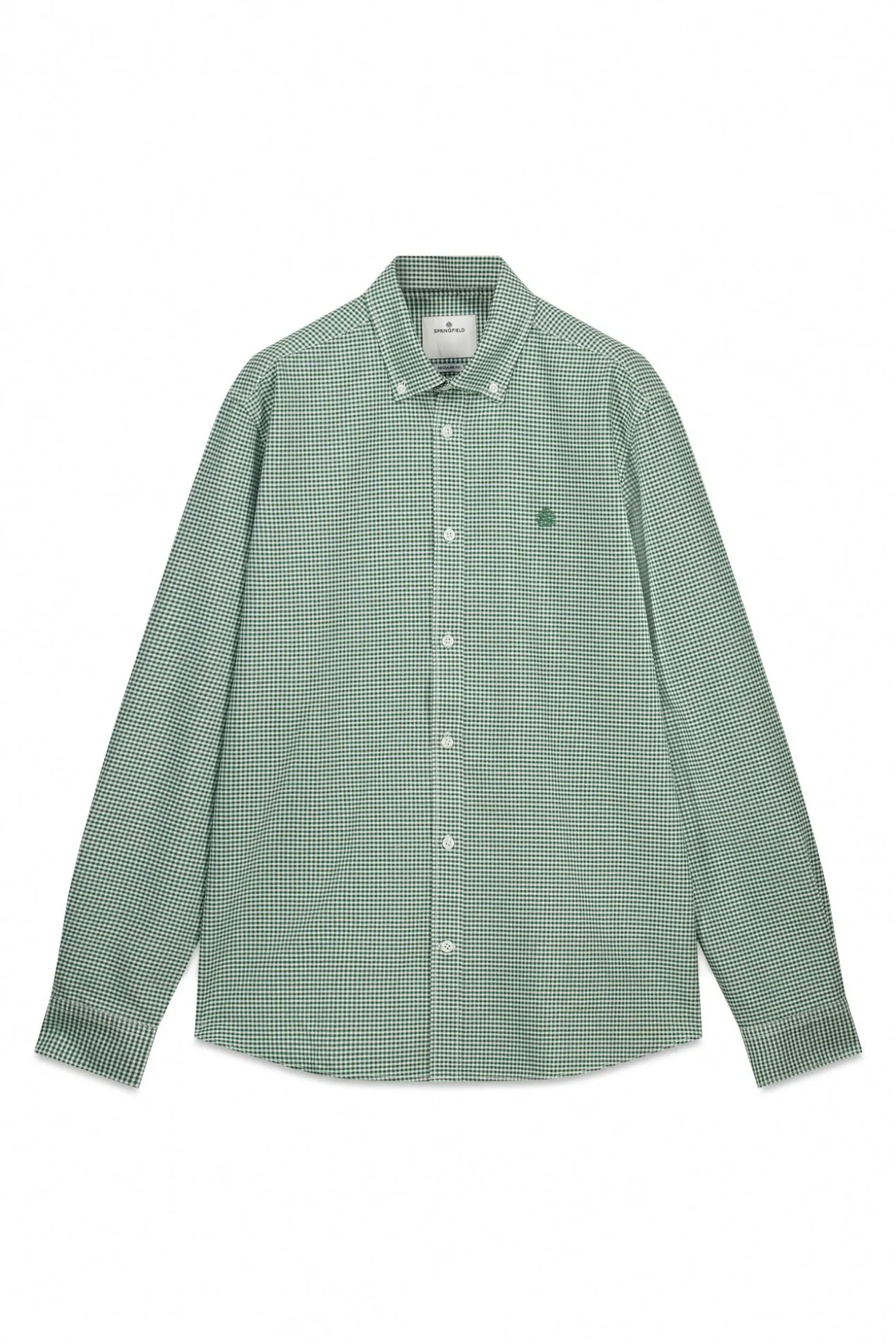 Chemise oxford vichy infroissable
