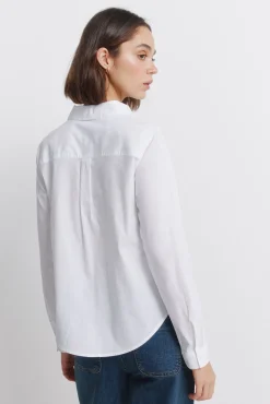 Chemise plissée manches longues