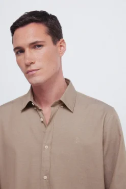 Chemise structur&eacute;e bicolore