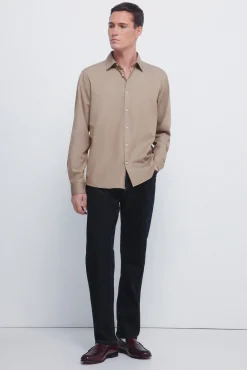 Chemise structur&eacute;e bicolore