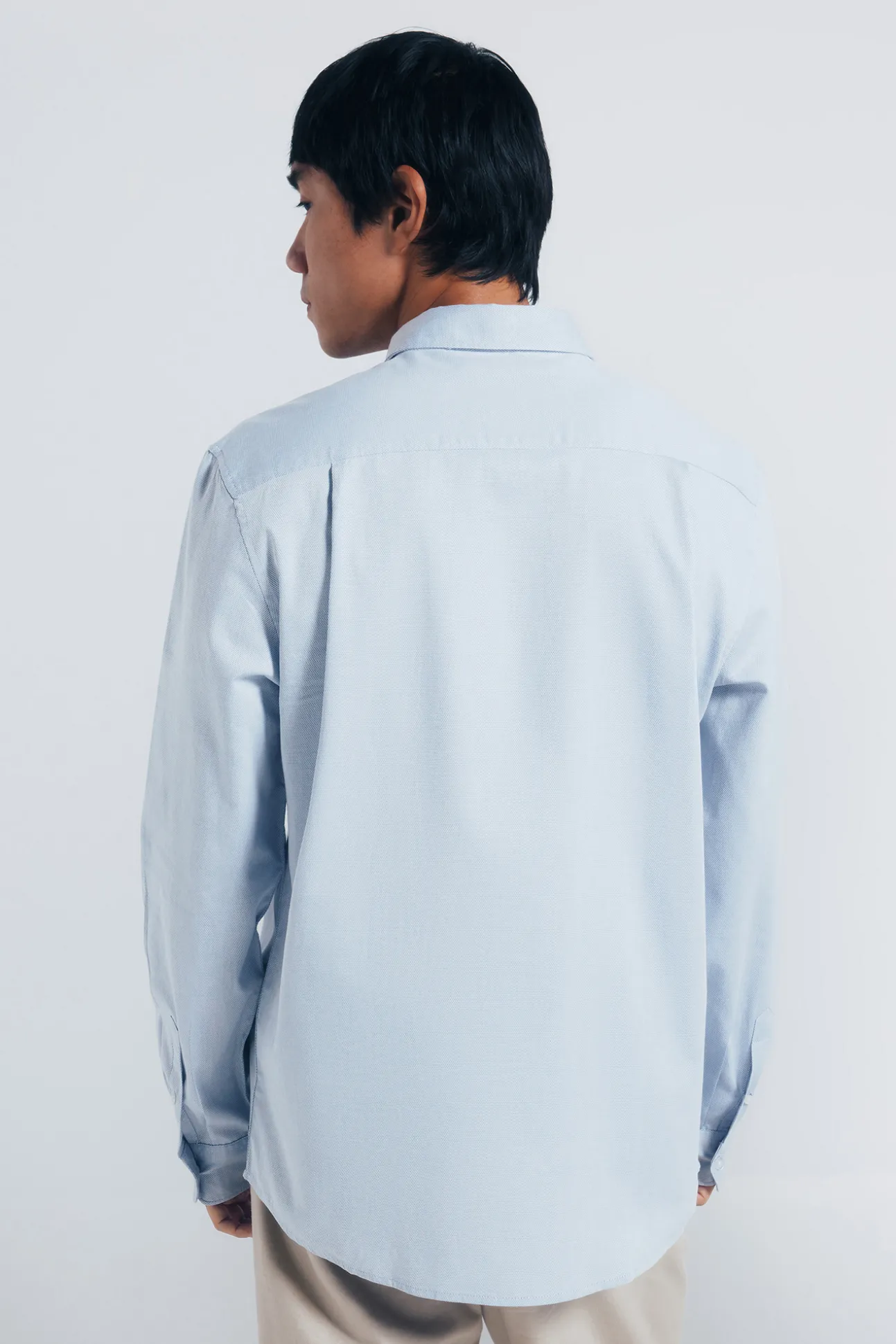 Chemise structurée facile d'entretien