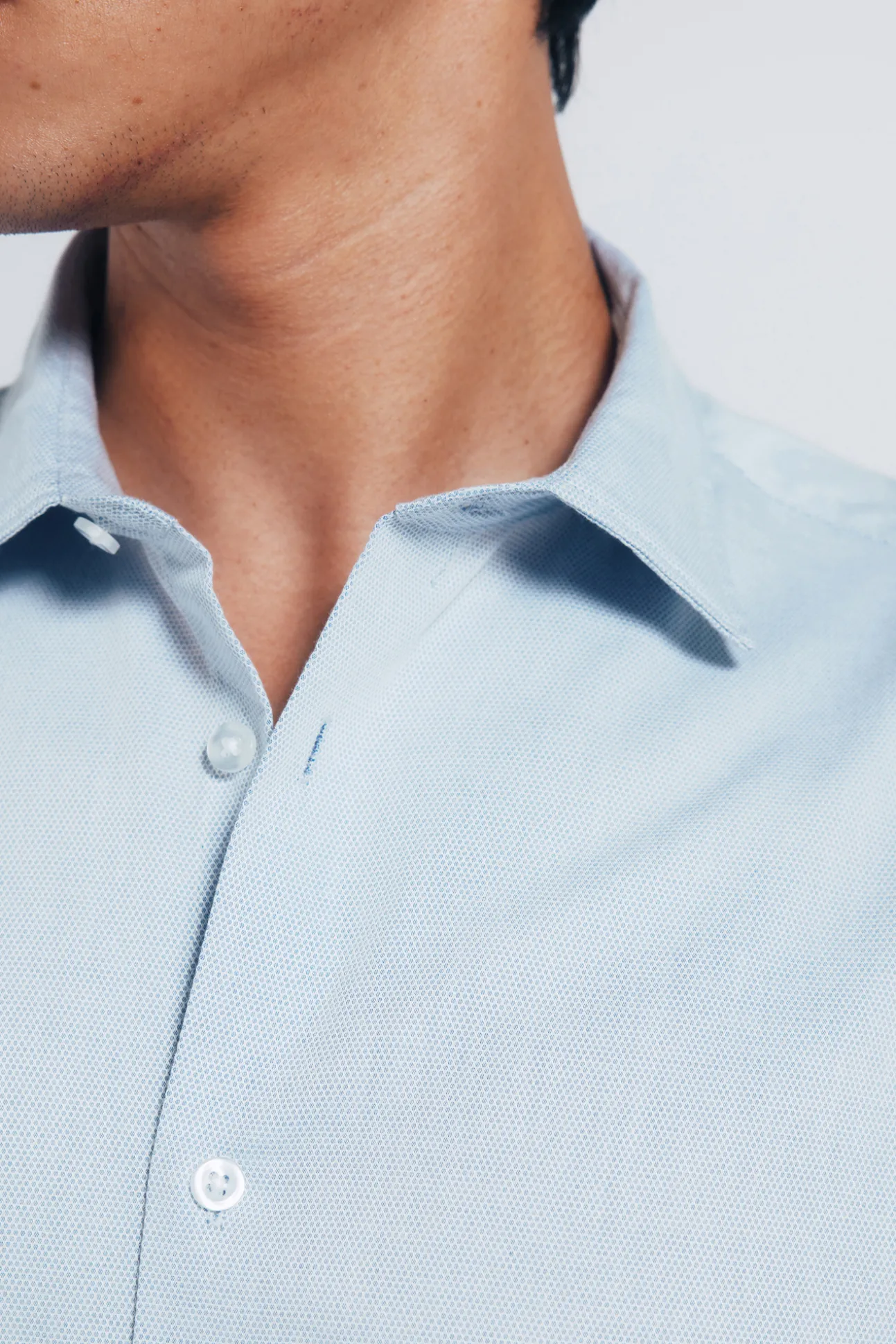 Chemise structurée facile d'entretien