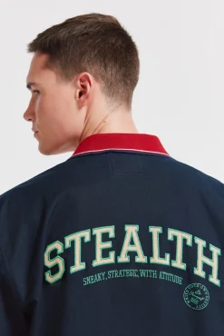 Chemise varsity manches courtes