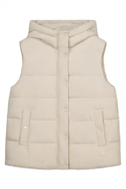 Gilet matelassé avec capuche