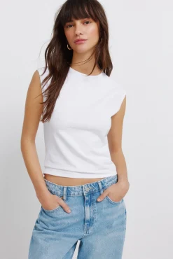 Haut basique sans manches en coton