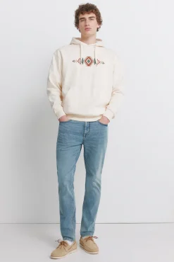 jean skinny d&eacute;lav&eacute; moyen surteint