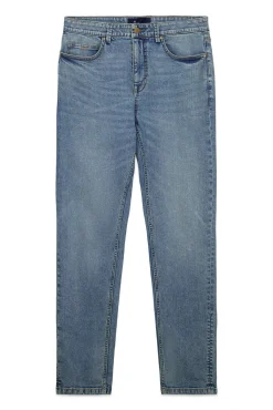 jean skinny d&eacute;lav&eacute; moyen surteint