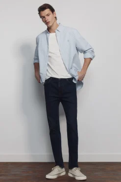 Jeans bleu tr&egrave;s fonc&eacute; skinny