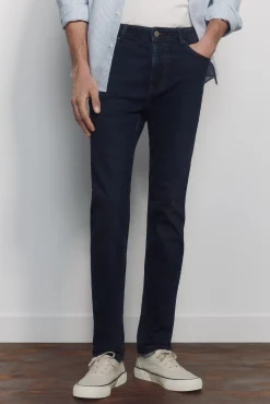 Jeans bleu tr&egrave;s fonc&eacute; skinny