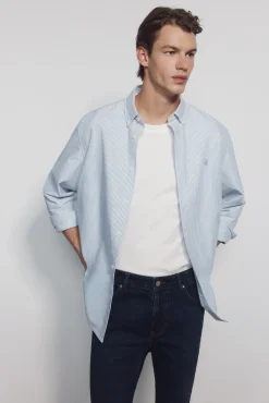 Jeans bleu tr&egrave;s fonc&eacute; skinny